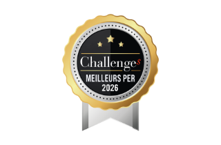 médaille dorée avec un ruban gris